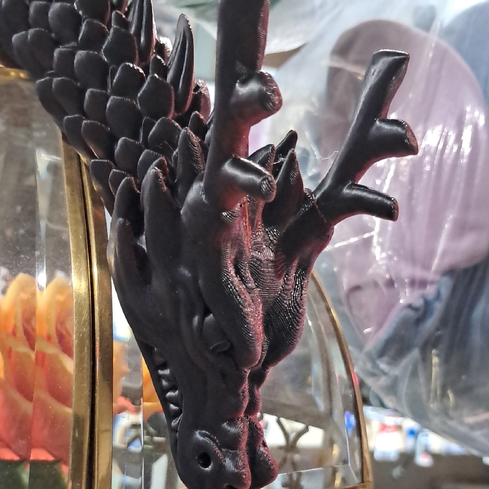 Black Dragon Wall Decor
